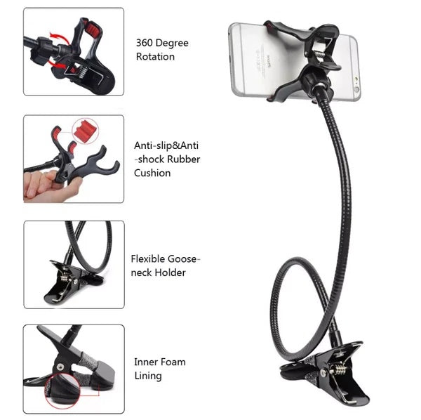 Lazy Person Phone Stand And Desk Clip