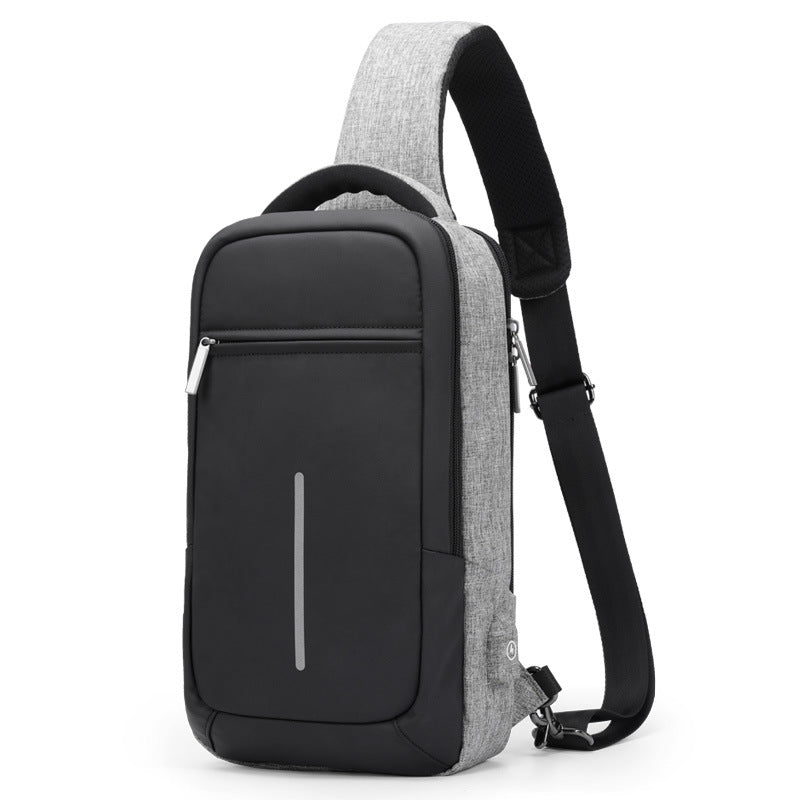 Men's Breathable Sports Canvas Chest Bag