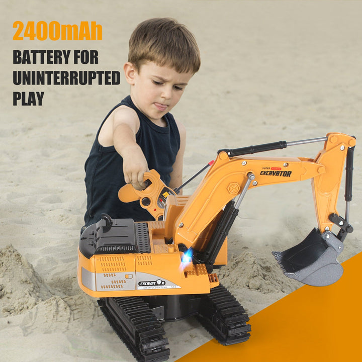 Remote Control Excavator Boy Toy Gift