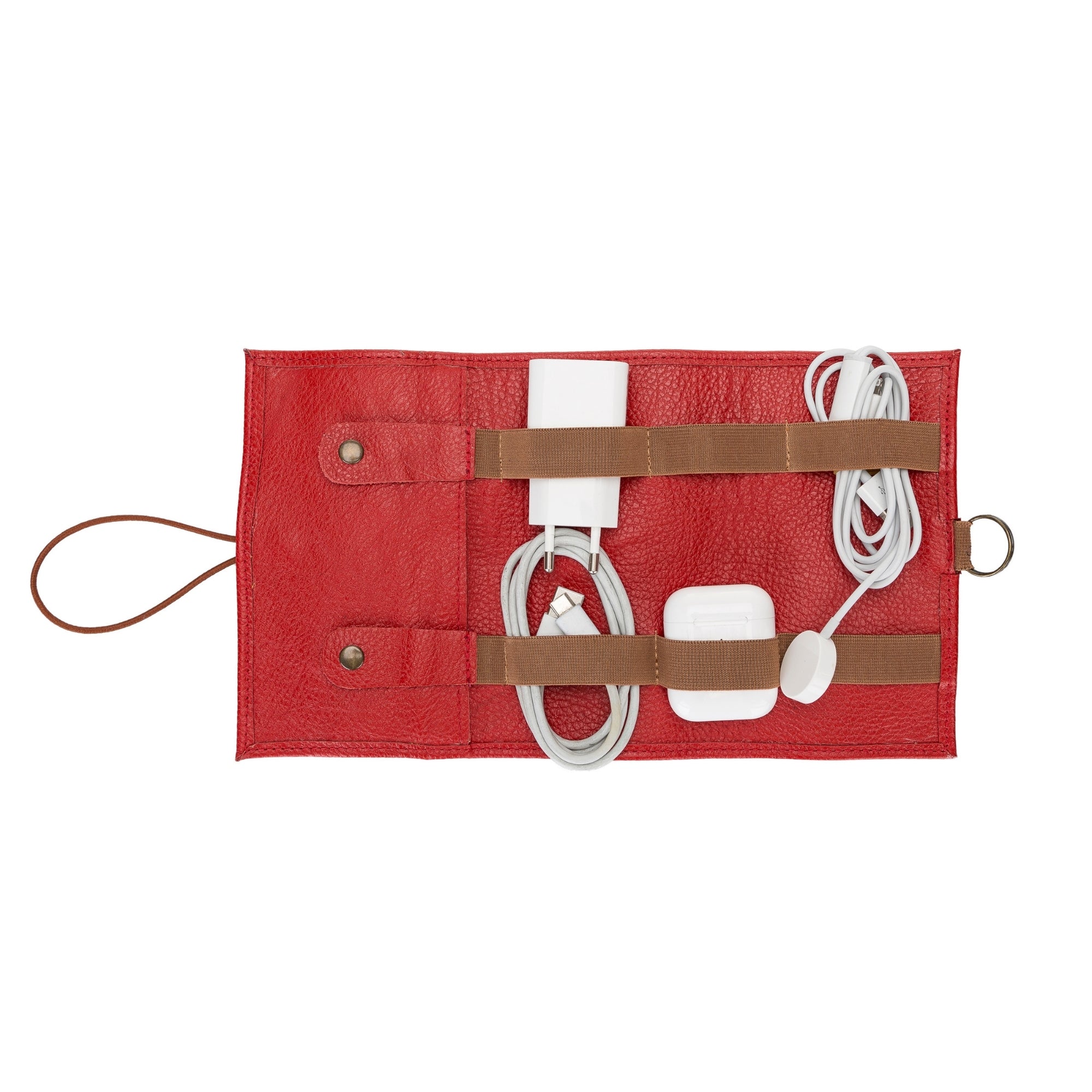 Salida Travel Pouch and Premium Leather Cable Organizer