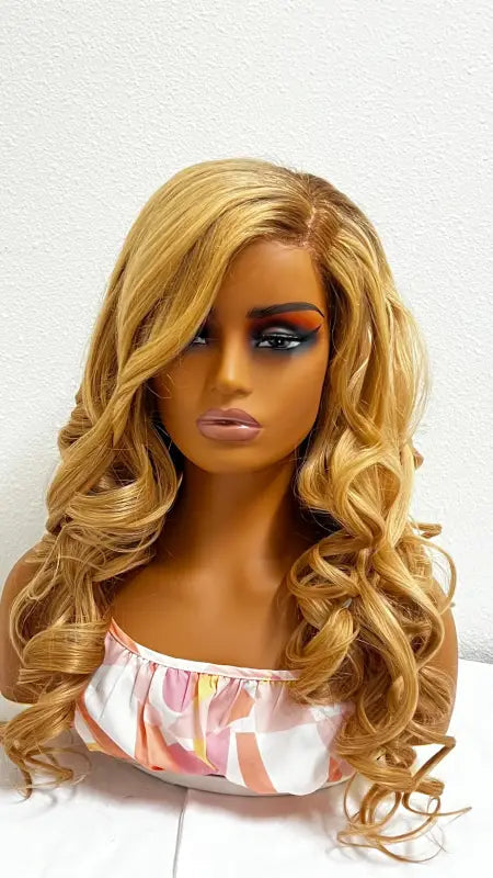 Ciara | Lace Wig – Blonde Loose Wave Lace Front Wig