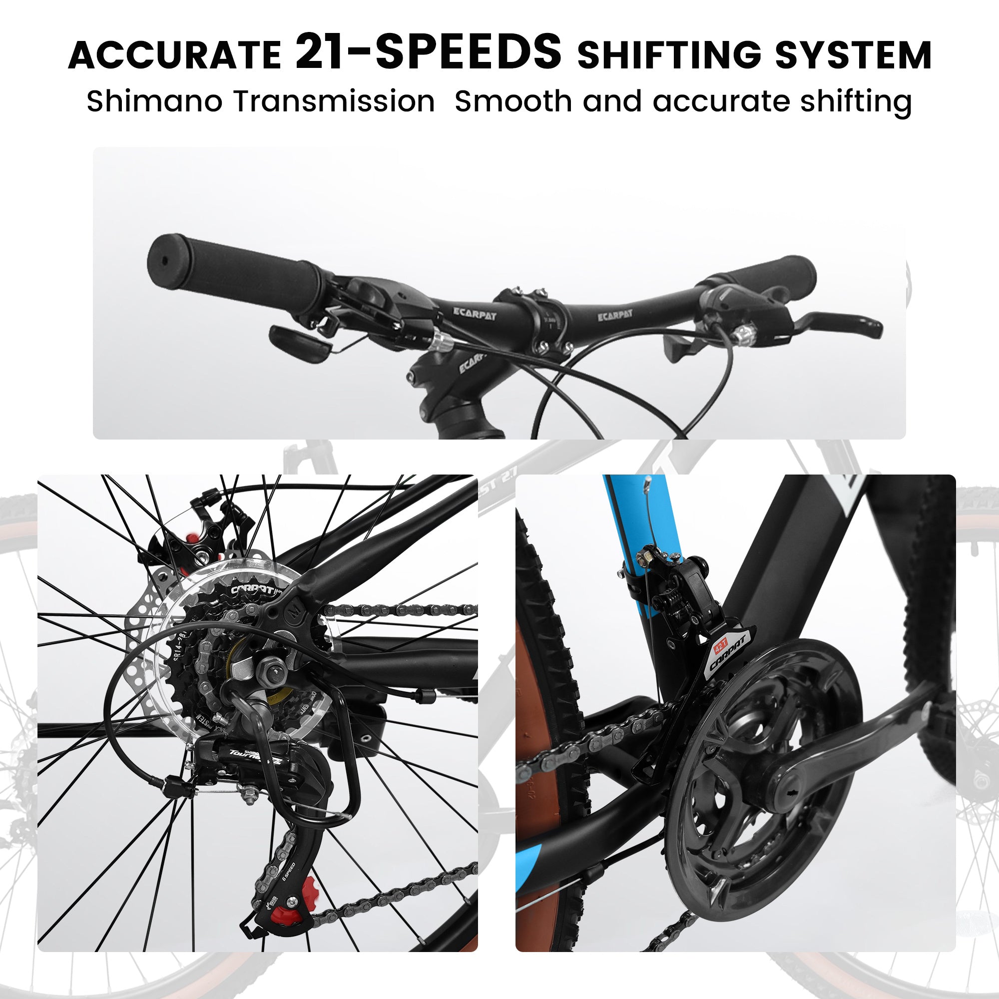 Carpat™ MTB Velocity 27 – 27.5" Aluminum Mountain Bike (21-Speed,