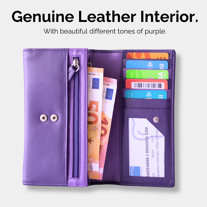 Cartera de Cuero  para Mujer – Modelo Violette – IULIUS