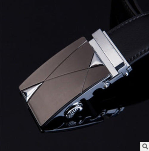 Men's leather factory direct belt buckle leather belt men's automatic