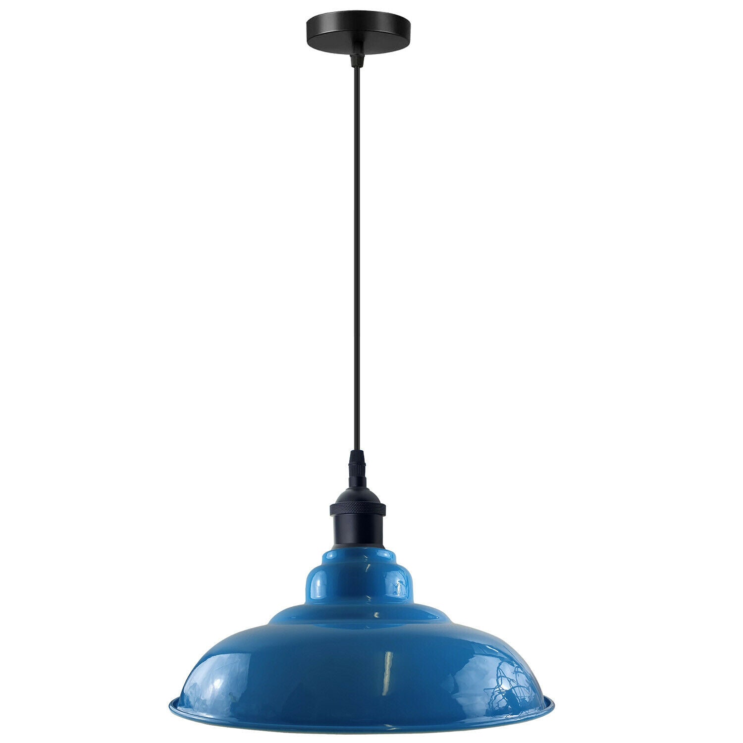 Blue Pendant Light Perfect for Kitchen Island or Bar Areas~3689