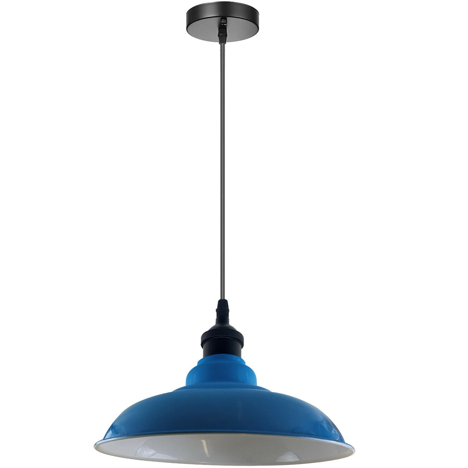 Blue Pendant Light Perfect for Kitchen Island or Bar Areas~3689