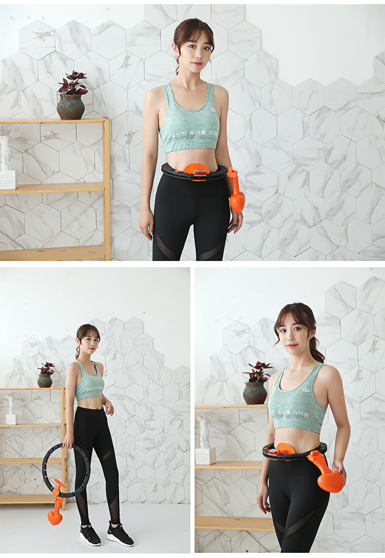 Smart Hoop Fitness Auto-counting Detachable Weight