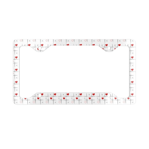 Harts Metal License Plate Frame