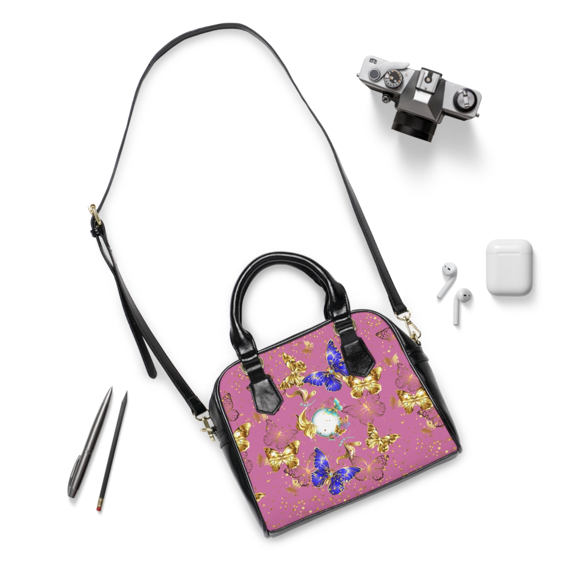 Butterflies everywhere Shoulder Handbag
