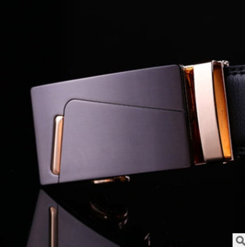 Men's leather factory direct belt buckle leather belt men's automatic