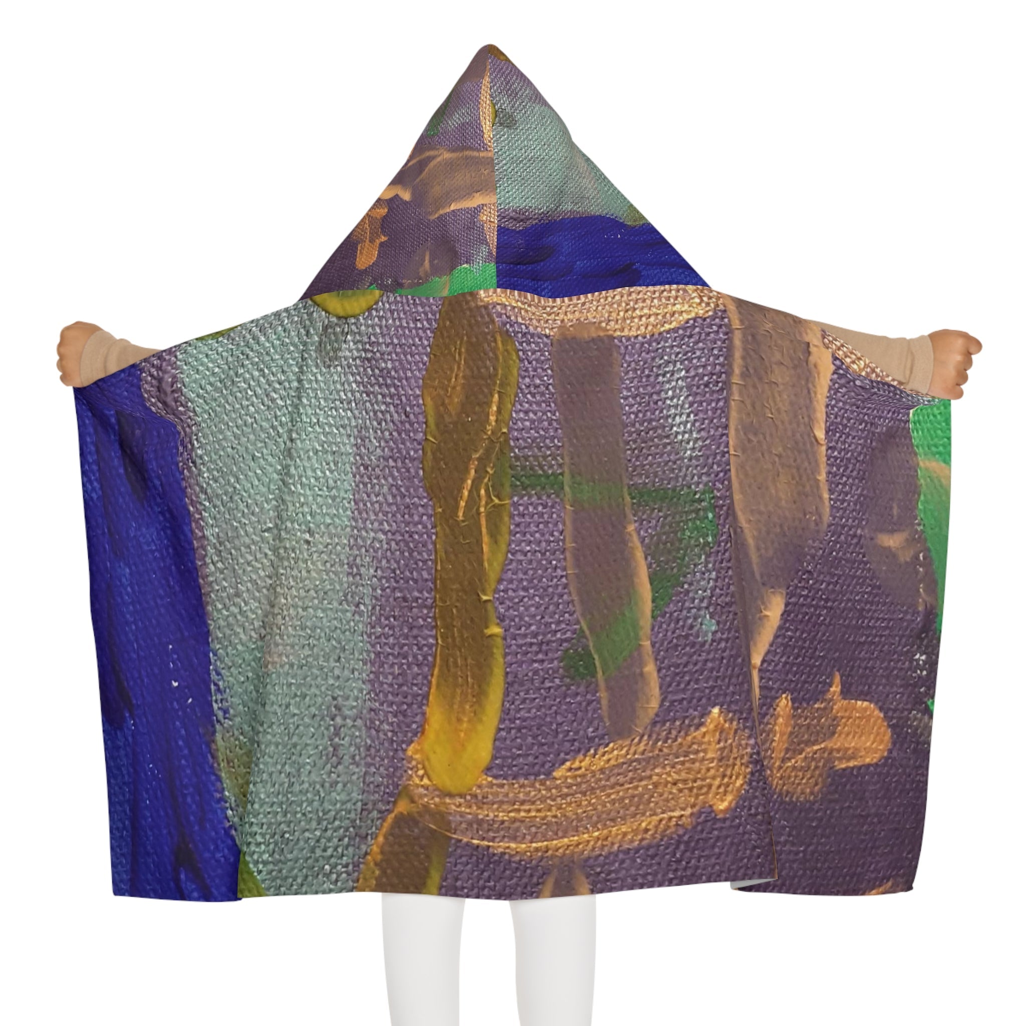 Abstract art Youth Hooded Towel