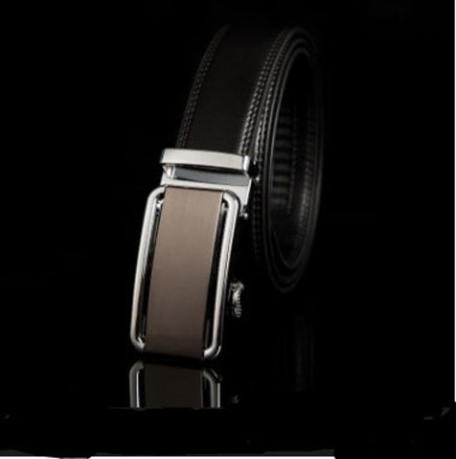 Men's leather factory direct belt buckle leather belt men's automatic