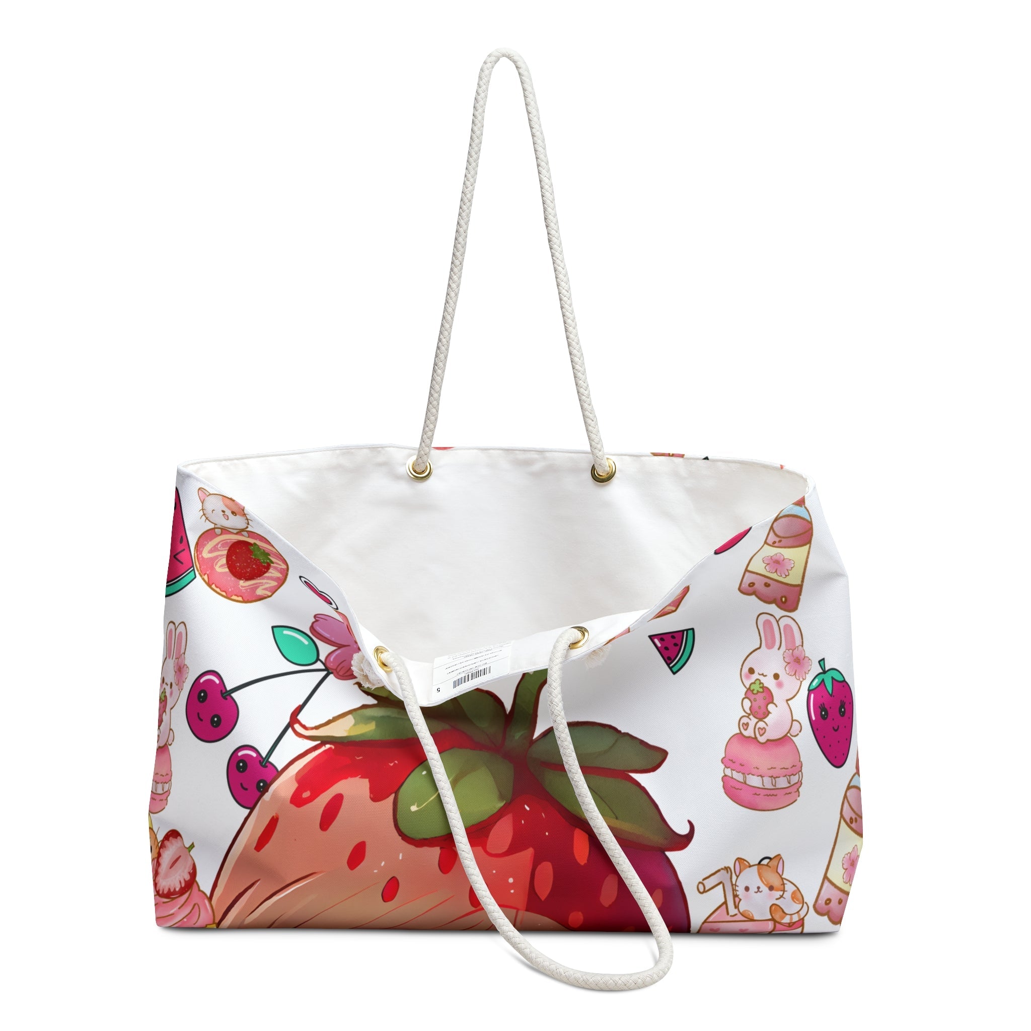 Strawberry Weekender Bag