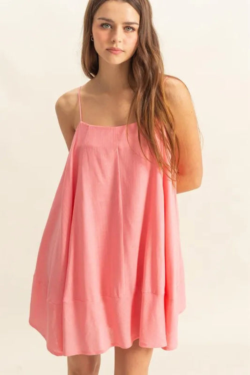 HYFVE A-Line Flowy Mini Cami Dress with Pockets