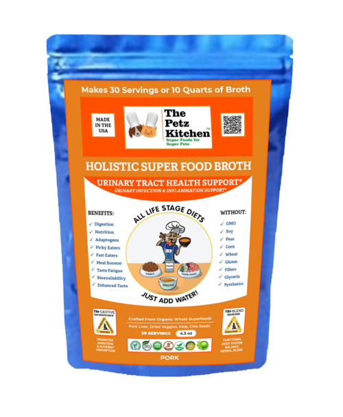 Petz Kitchen Super Food Broth for Urinary Tract Health Support