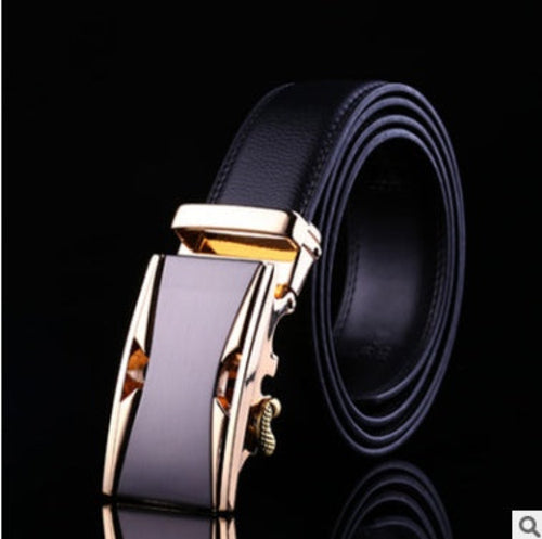 Men's leather factory direct belt buckle leather belt men's automatic