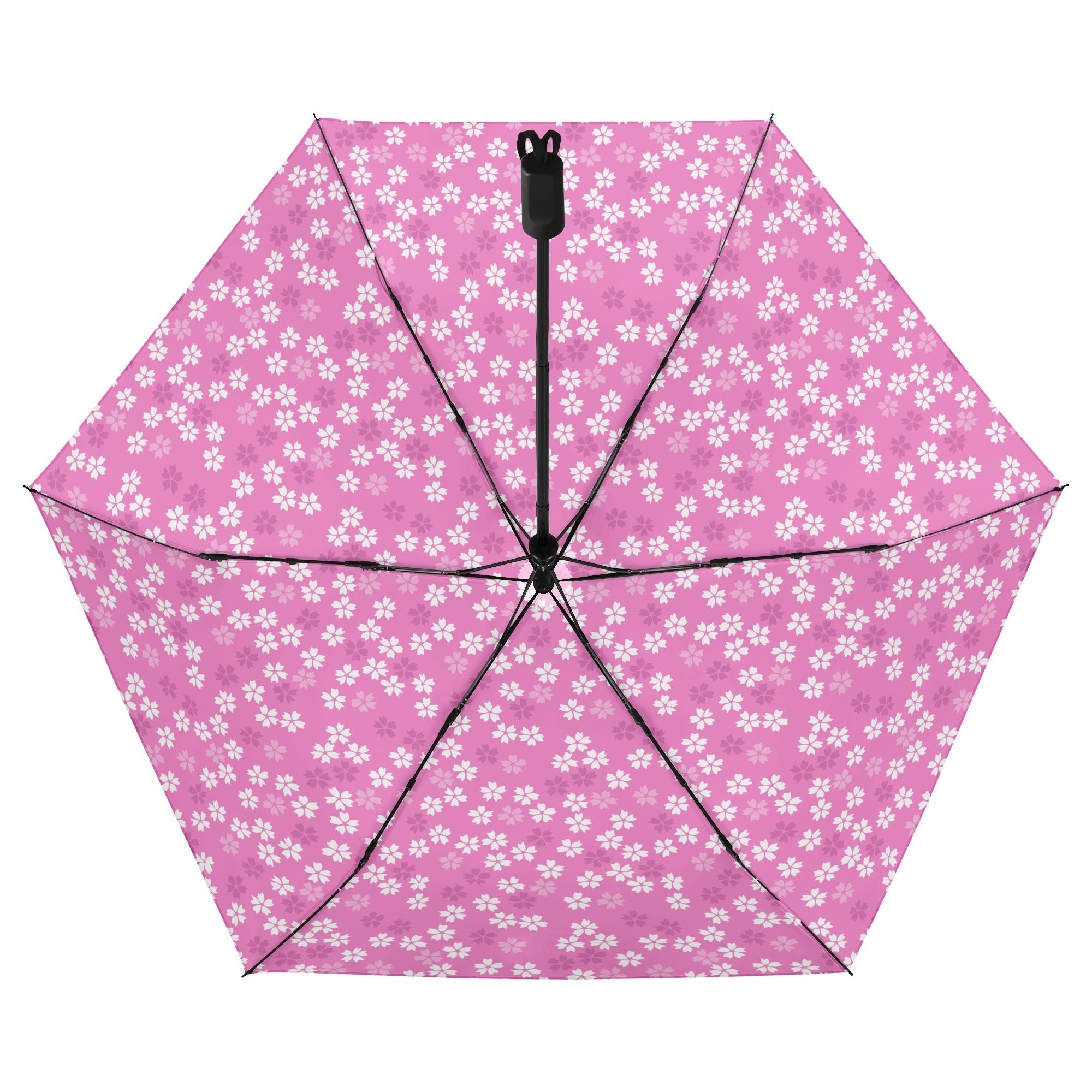 Pink floral Lightweight Manual Folding