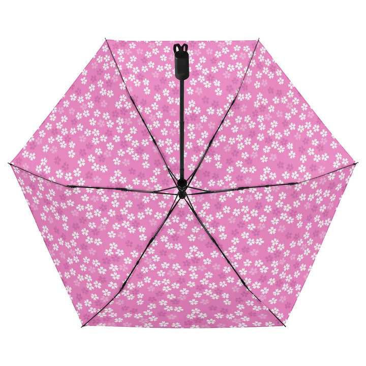 Pink floral Lightweight Manual Folding