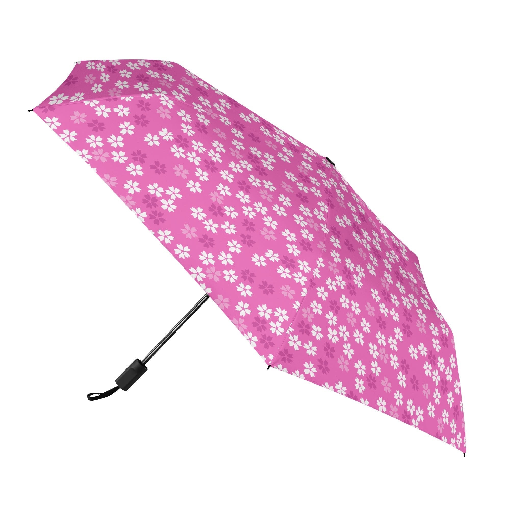 Pink floral Lightweight Manual Folding