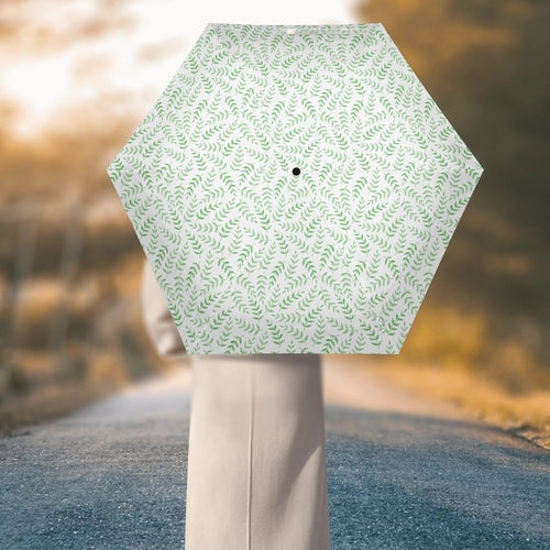 Leafy print Lightweight Manual Folding