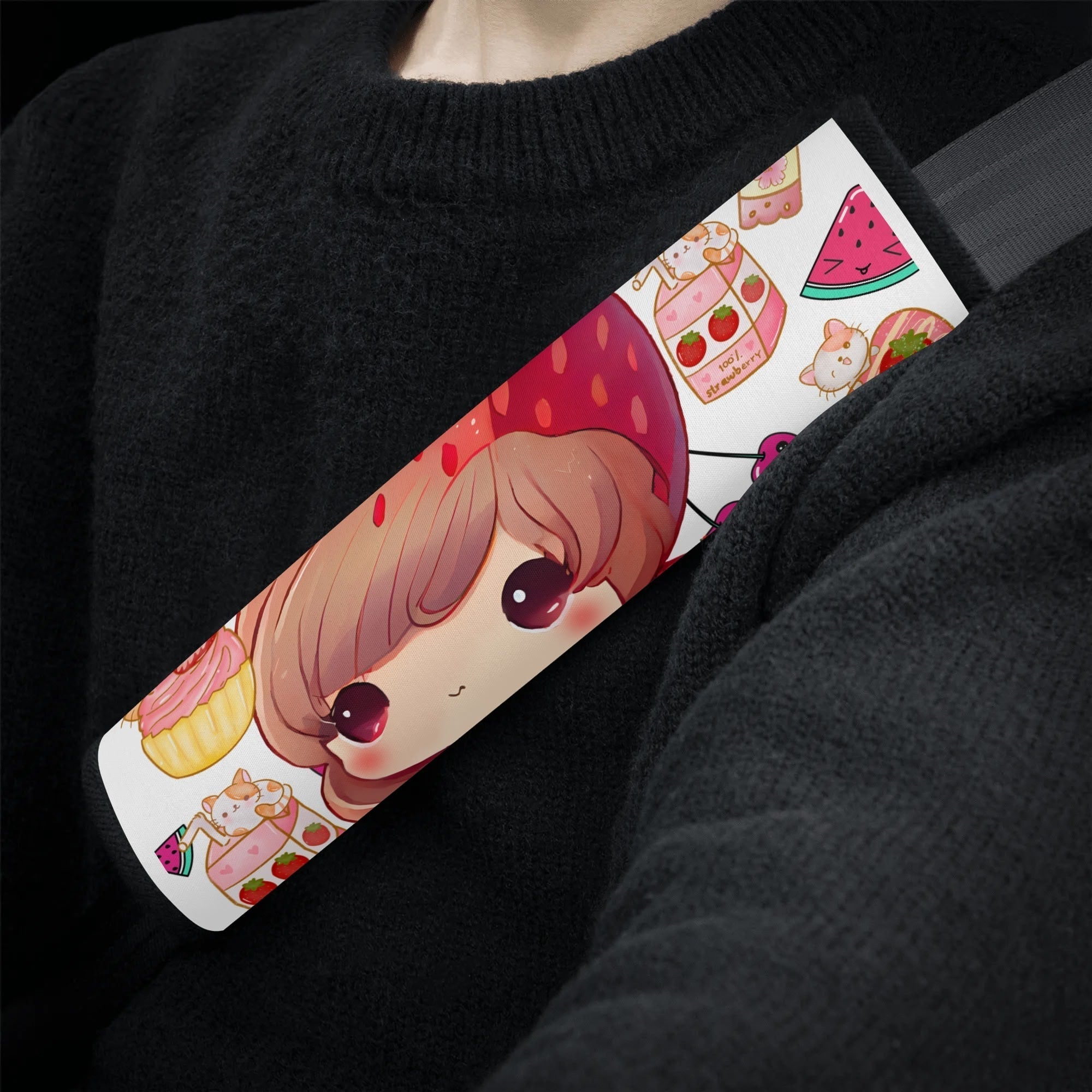 Strawberry Car Seat Belt Cover