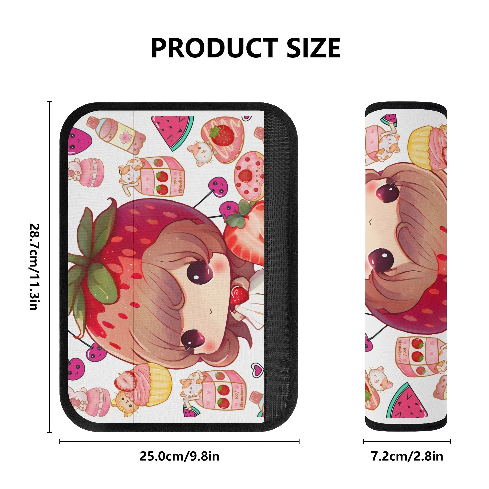 Strawberry Car Seat Belt Cover
