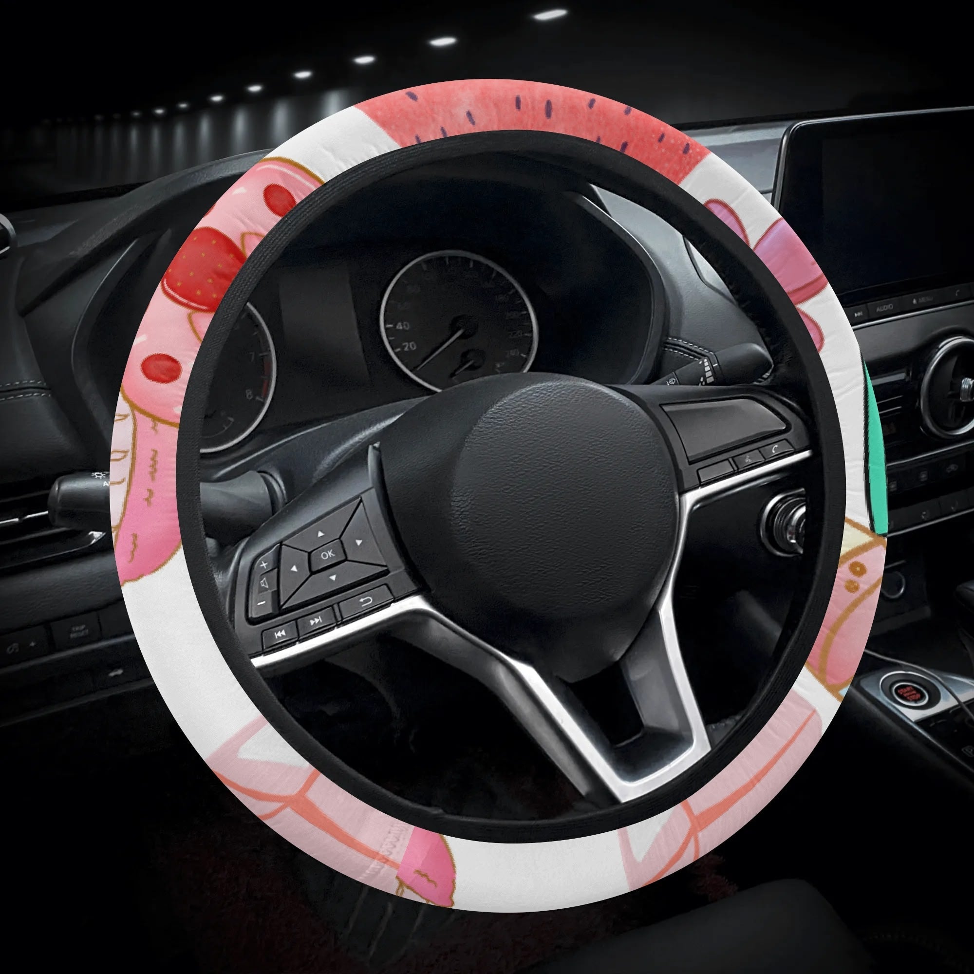 Strawberry Car Steering Wheel Cover