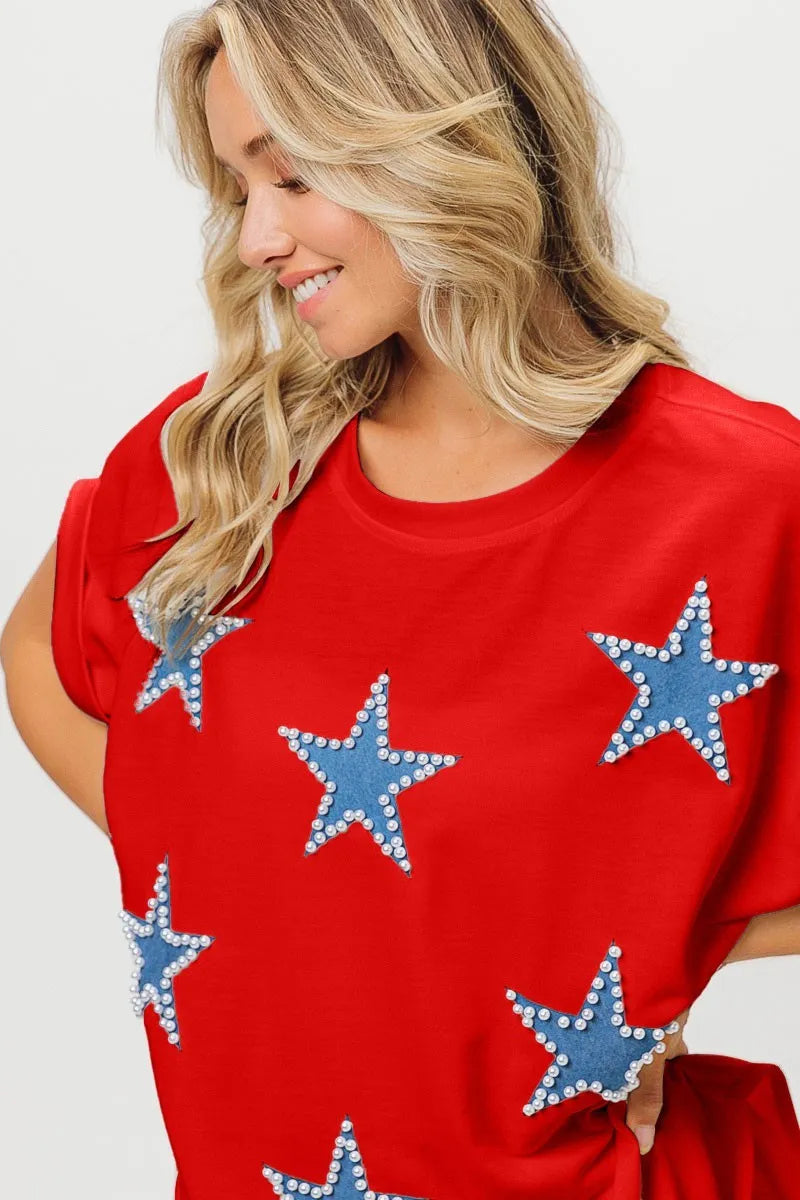 BiBi Fourth Of July Terry T-Shirt