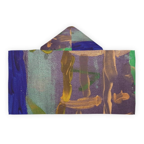 Abstract art Youth Hooded Towel