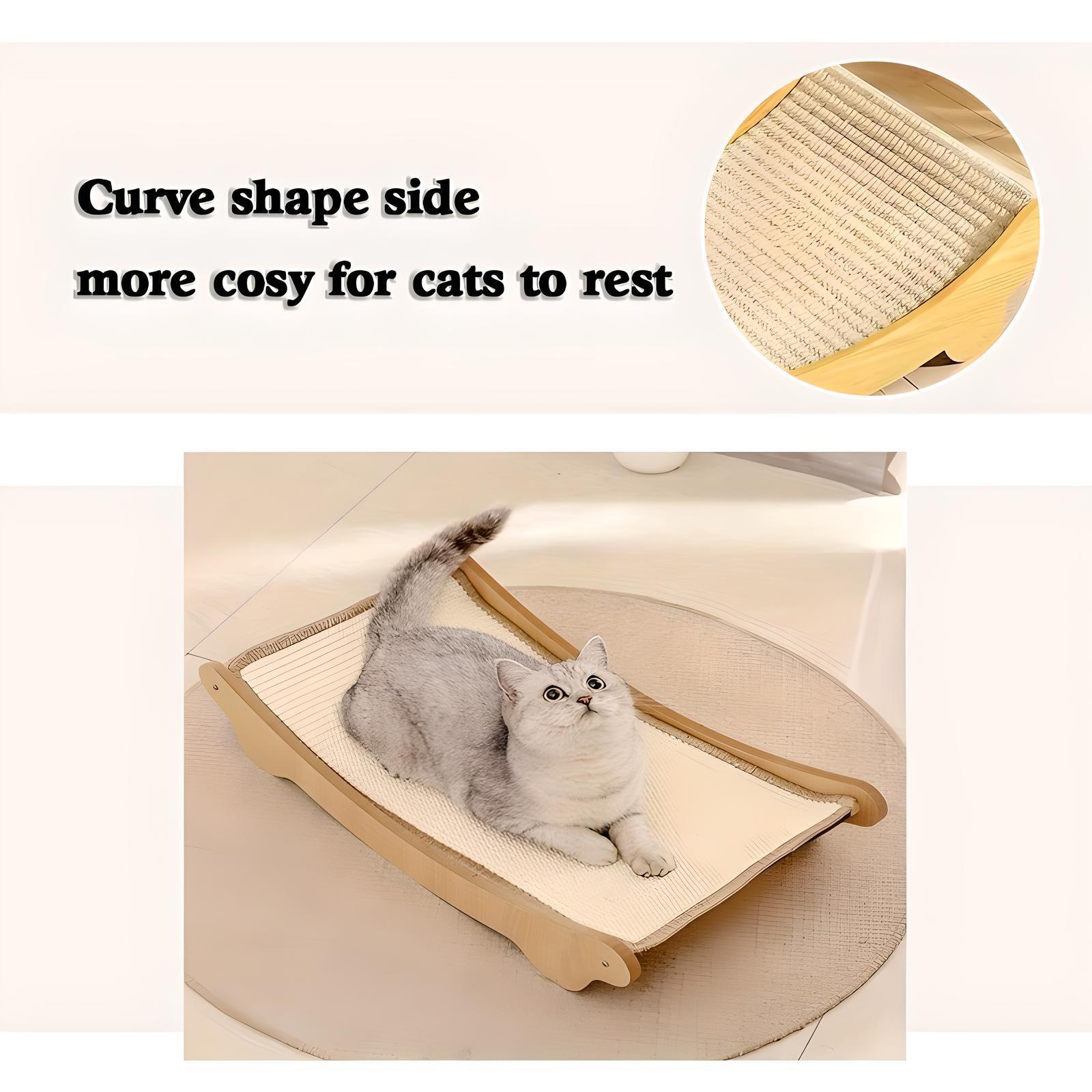 U-shaped Cat Scratching And Lying Bed, Suitable For Cat Owners And Cat