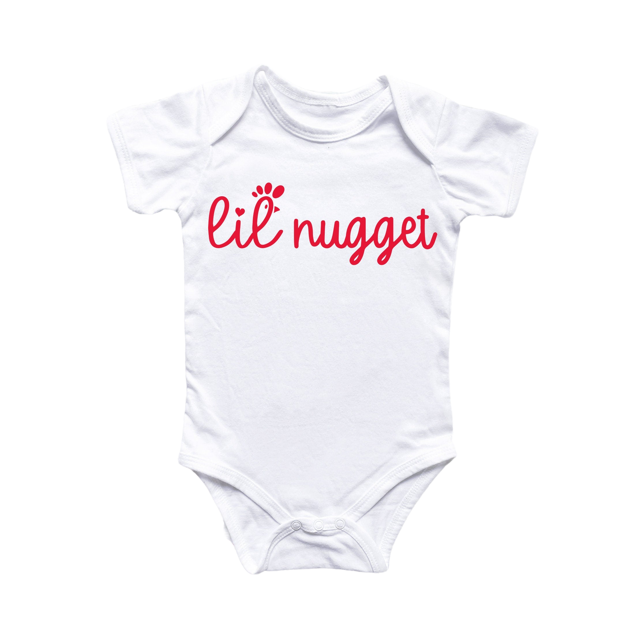 Little Chicken Nugget - Baby Boy Girl Clothes Infant Bodysuit Funny Cu