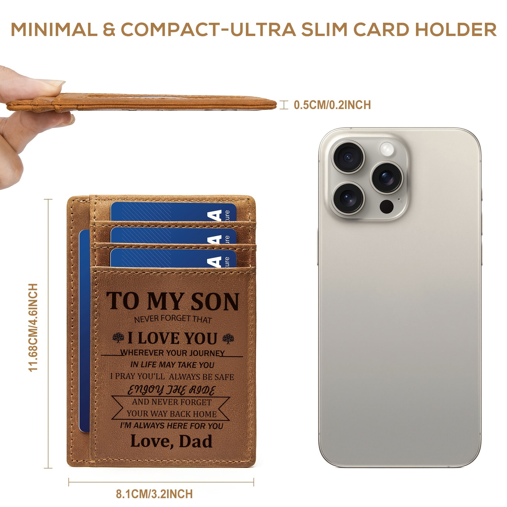 Men Wallet Rfid Blocking Wallets For Men Slim Wallets, 1 Id Window