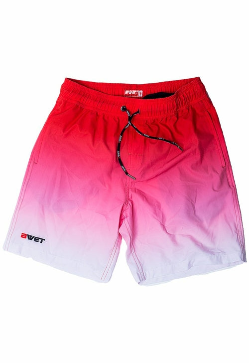 Copy of Men's Beach Shorts "Sunrise" By BWET Swimwear - Maroon, Blue,