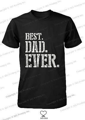 Best Dad Ever Stencil Style T-Shirt - Father's Day