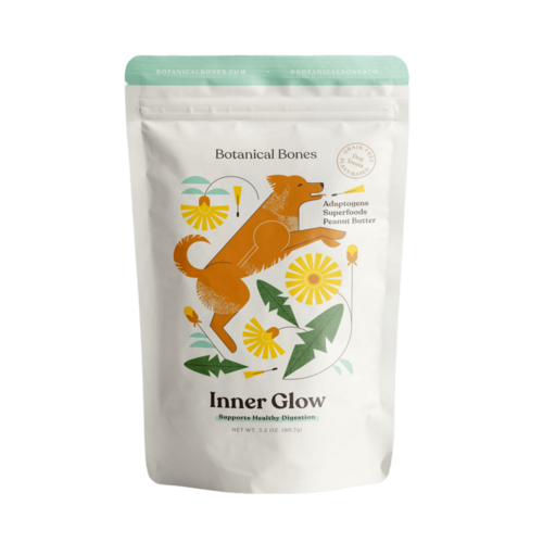 Inner Glow Superfood Peanut Butter Dog Treats for Digestive Health