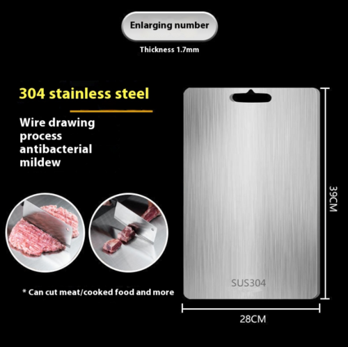 Kitchen 304 Stainless Steel Cutting Board