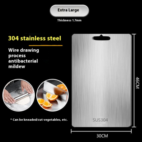 Kitchen 304 Stainless Steel Cutting Board