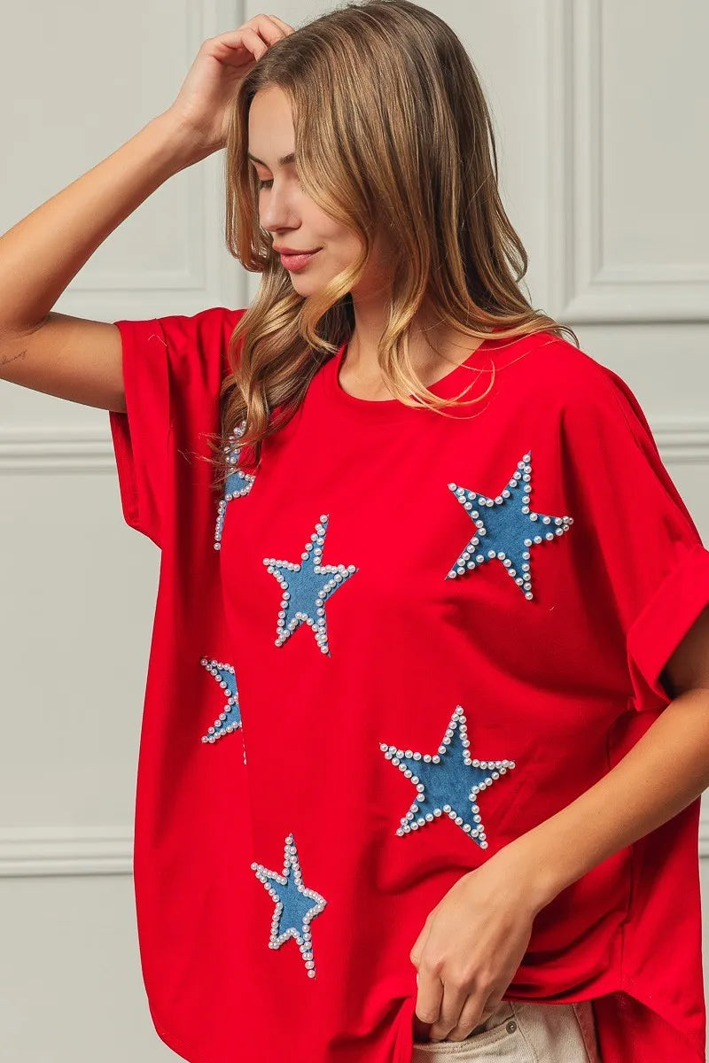 BiBi Fourth Of July Terry T-Shirt