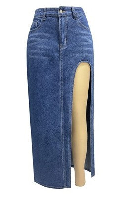 WOMEN FASHION DENIM SKIRT