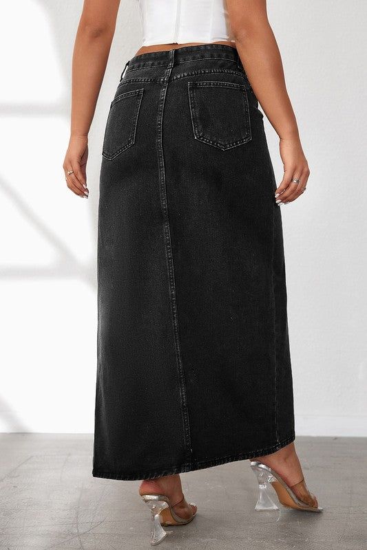 WOMEN FASHION DENIM SKIRT