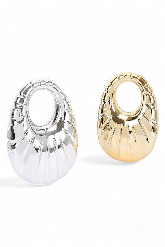 Top Handle Molded Acrylic Box Clutch