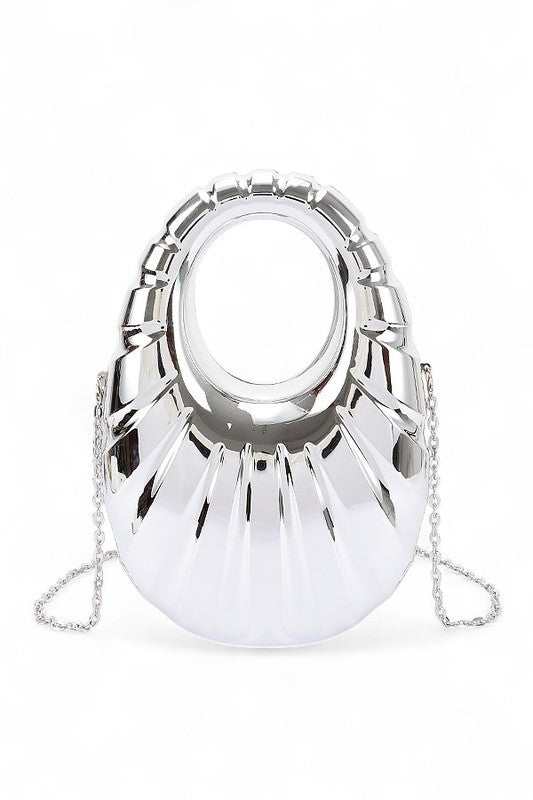 Top Handle Molded Acrylic Box Clutch