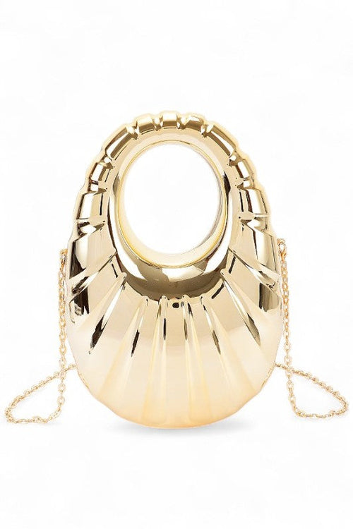 Top Handle Molded Acrylic Box Clutch