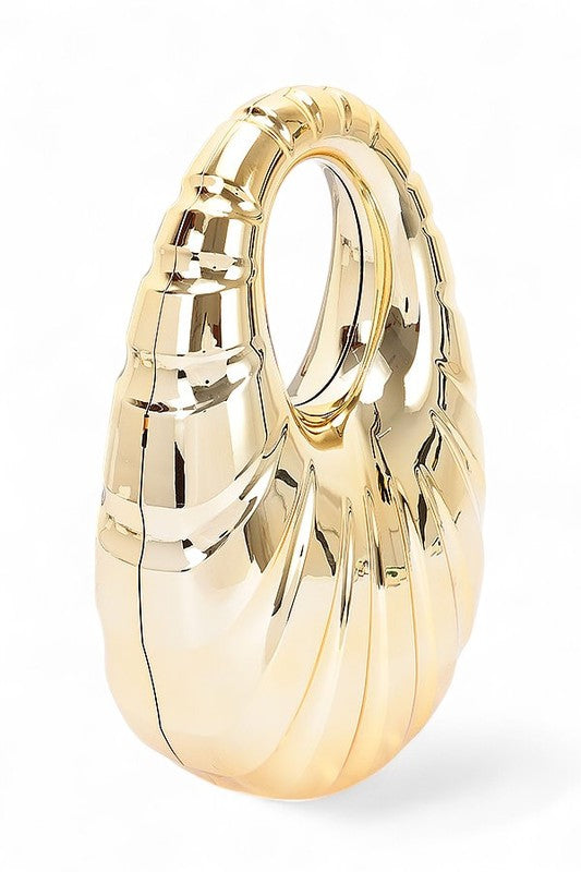 Top Handle Molded Acrylic Box Clutch