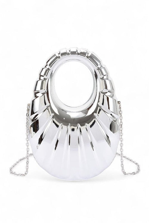 Top Handle Molded Acrylic Box Clutch