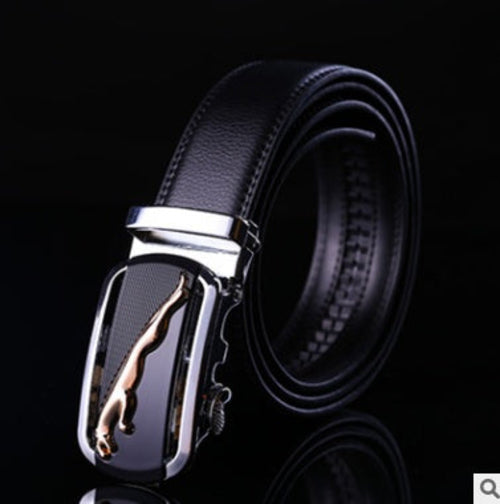 Men's leather factory direct belt buckle leather belt men's automatic