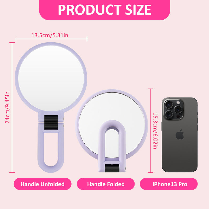 Purple Handle Mirror