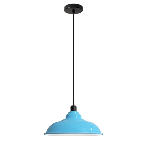 Blue Pendant Light Perfect for Kitchen Island or Bar Areas~3689