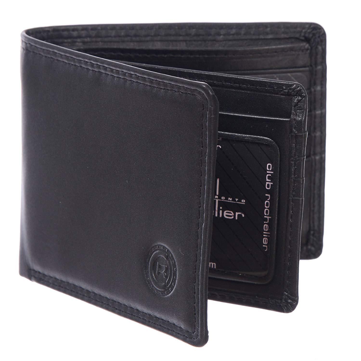 Men's Slimfold Wallet with Center Wing