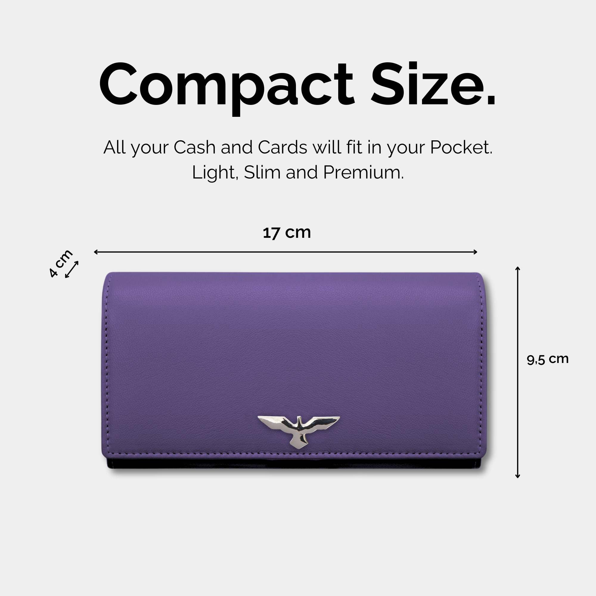 Cartera de Cuero  para Mujer – Modelo Violette – IULIUS